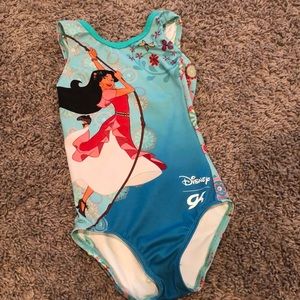 Disney girls gymnastics leotard